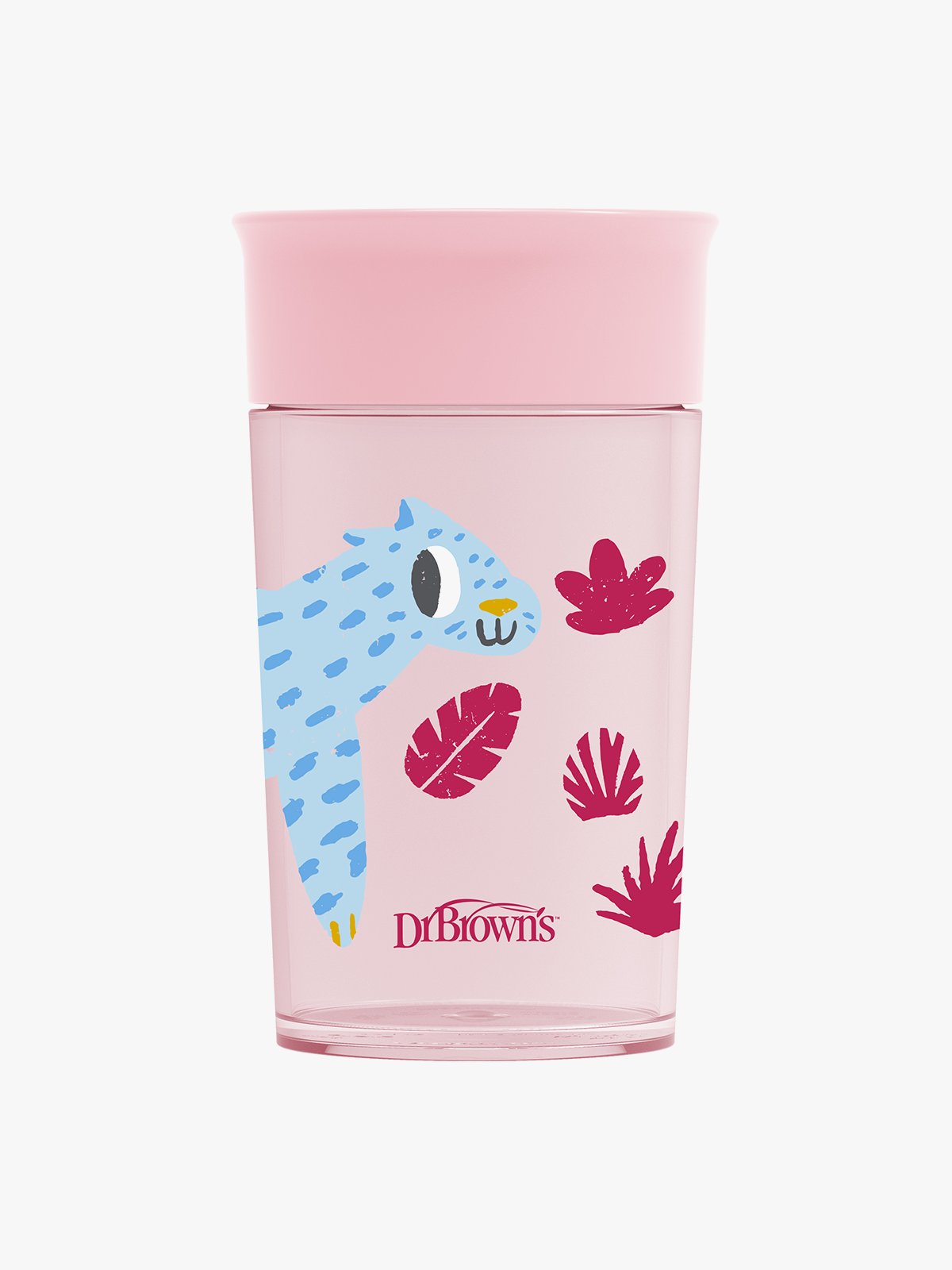 Dr Brown 360 Kopp Rosa 300ml Flerfarget