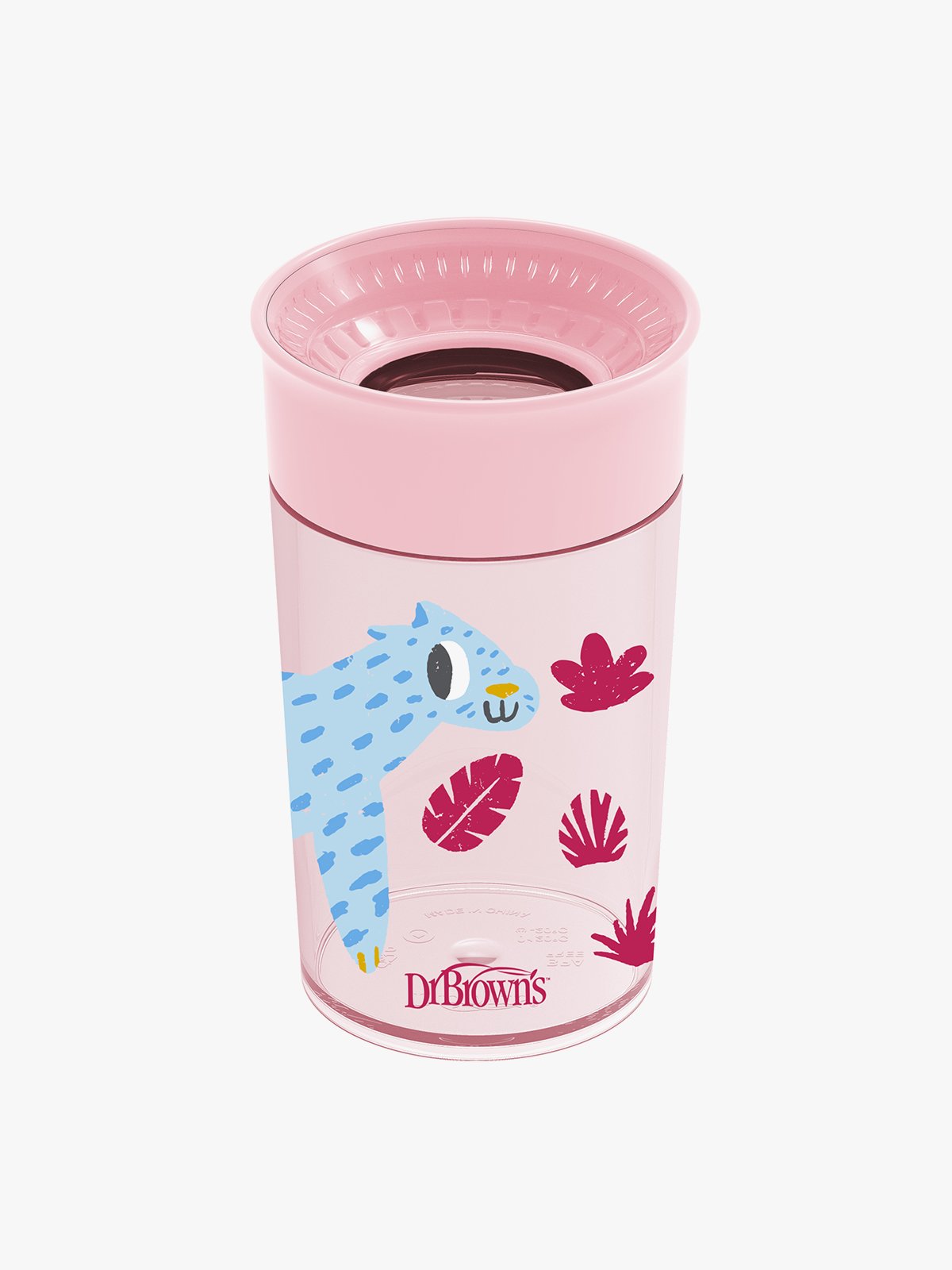 Dr Brown 360 Kopp Rosa 300ml Flerfarget