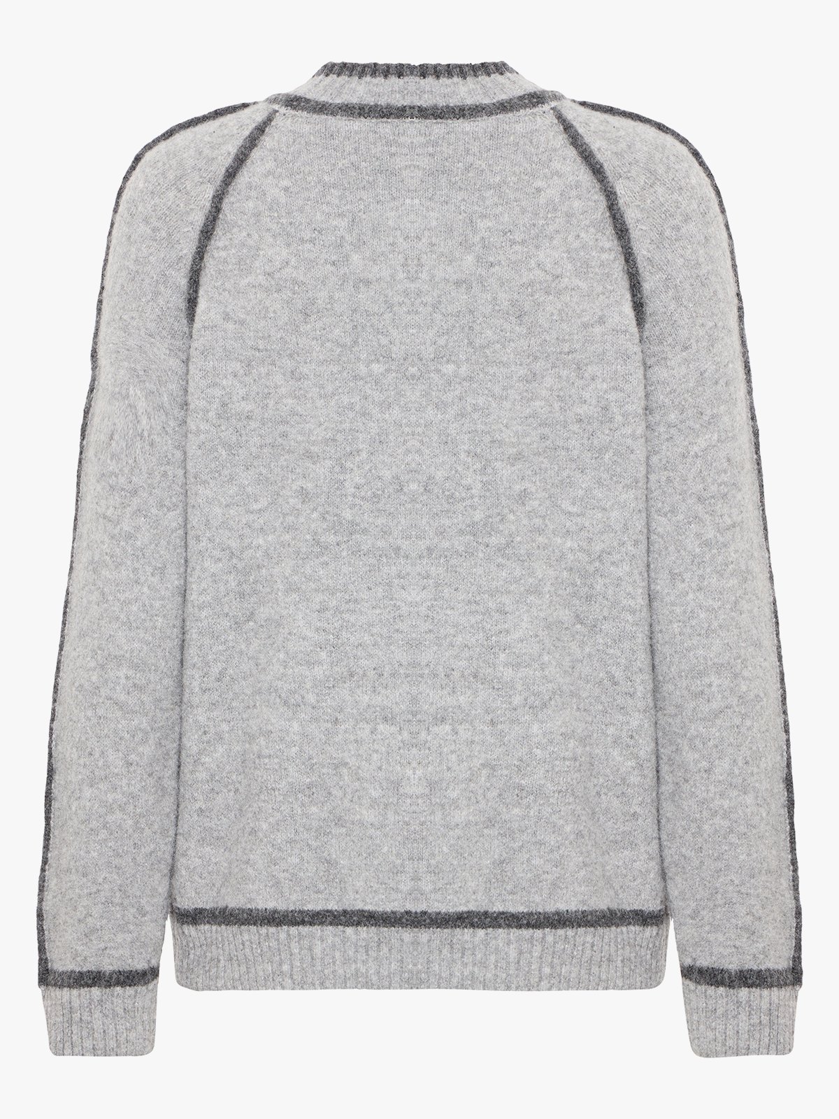 B.YOUNG Ninna W.Turtle Neck Mid Grey Melange Mix