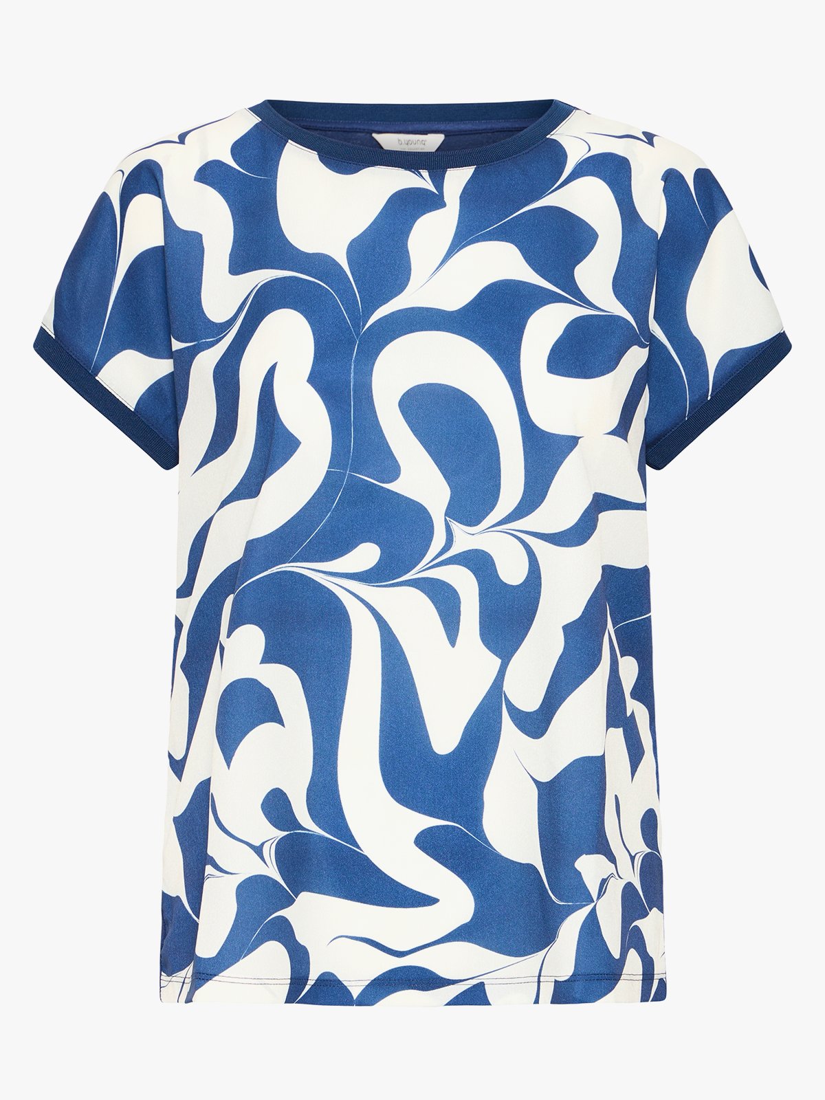 B.YOUNG Panya Tee Medieval Blue Swirls