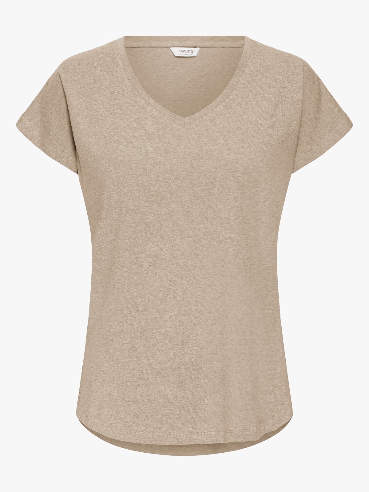B.YOUNG Pamila V Tee Chinchilla Melange
