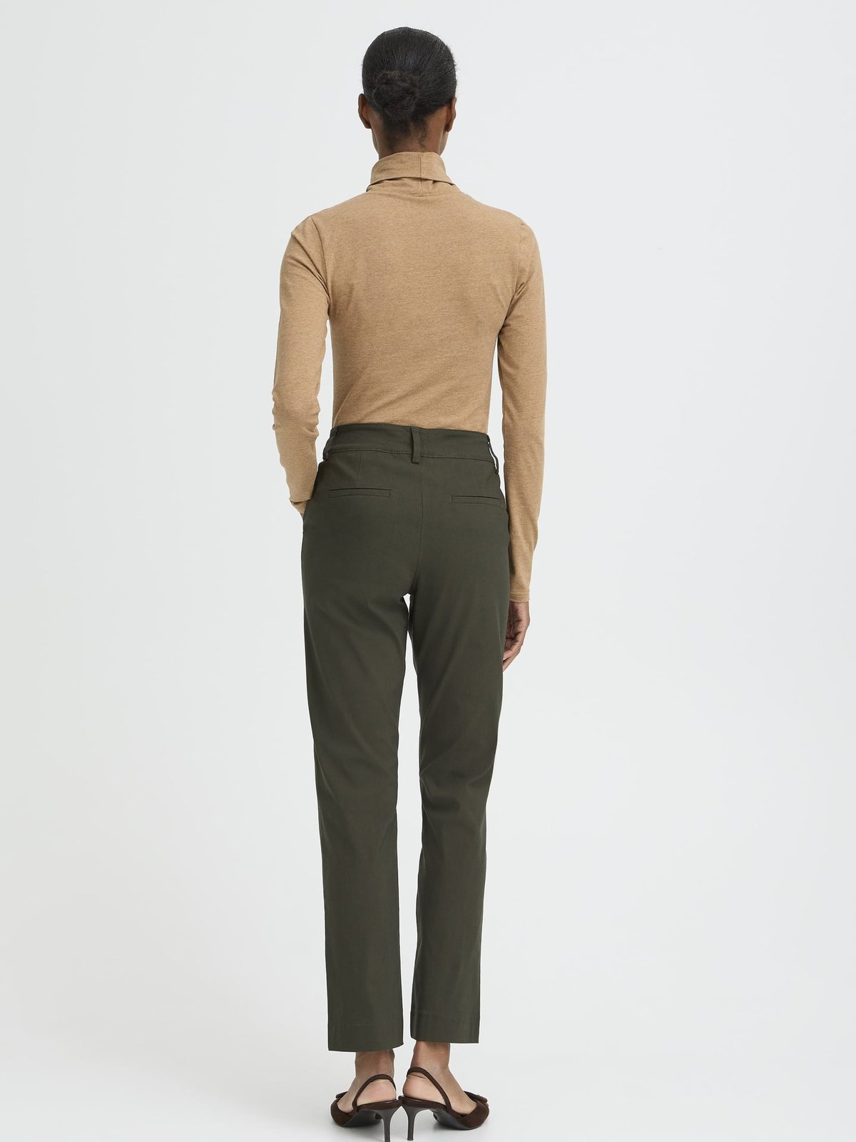 B.YOUNG Dixi Straight Pants Rosin
