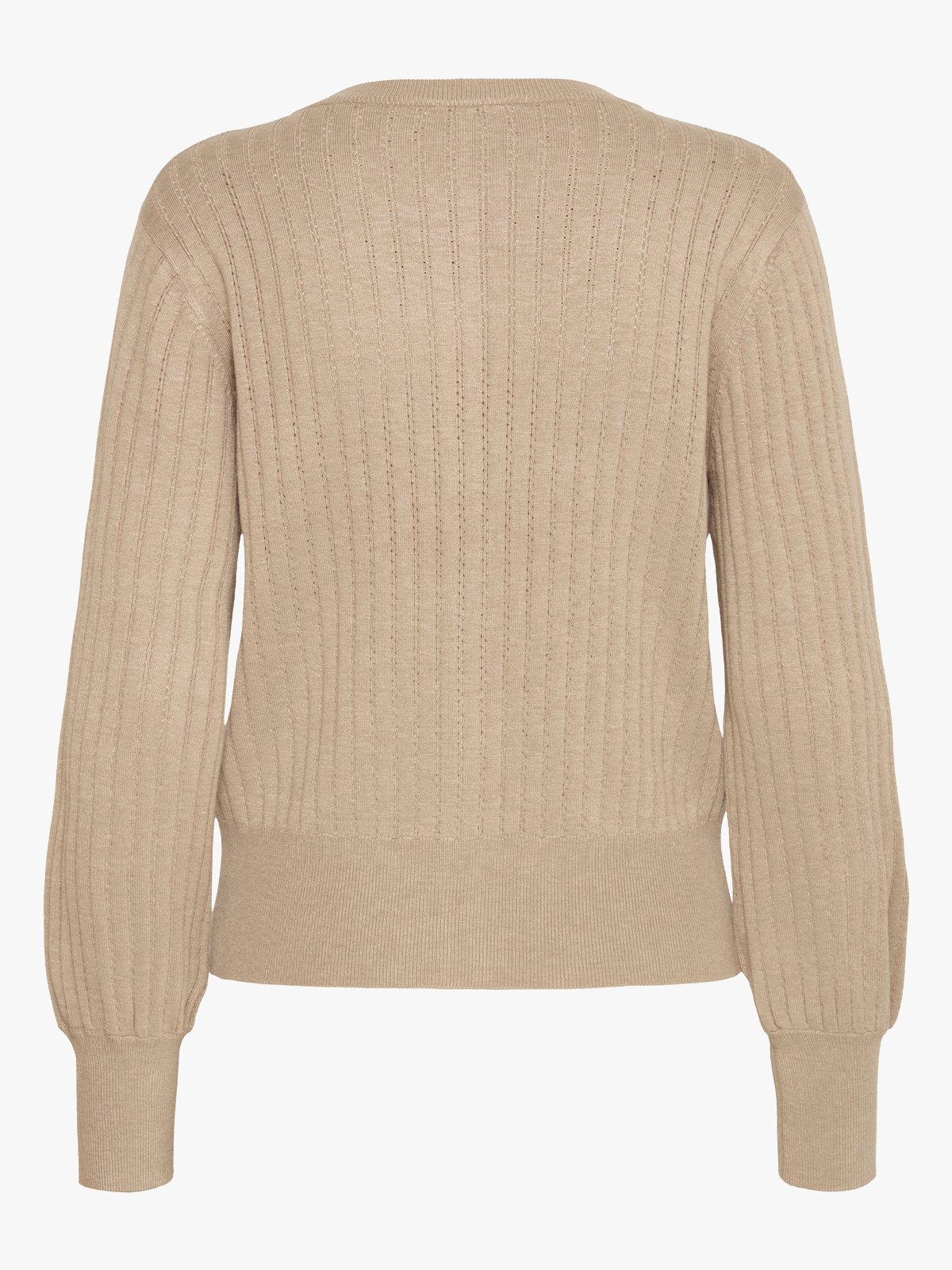 B.YOUNG Morla Pointelle Cardigan Humus Melange