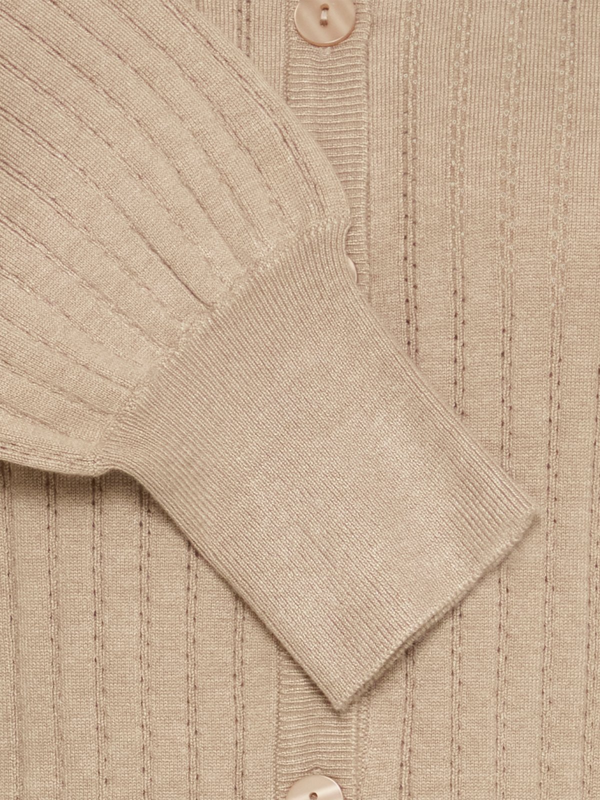 B.YOUNG Morla Pointelle Cardigan Humus Melange