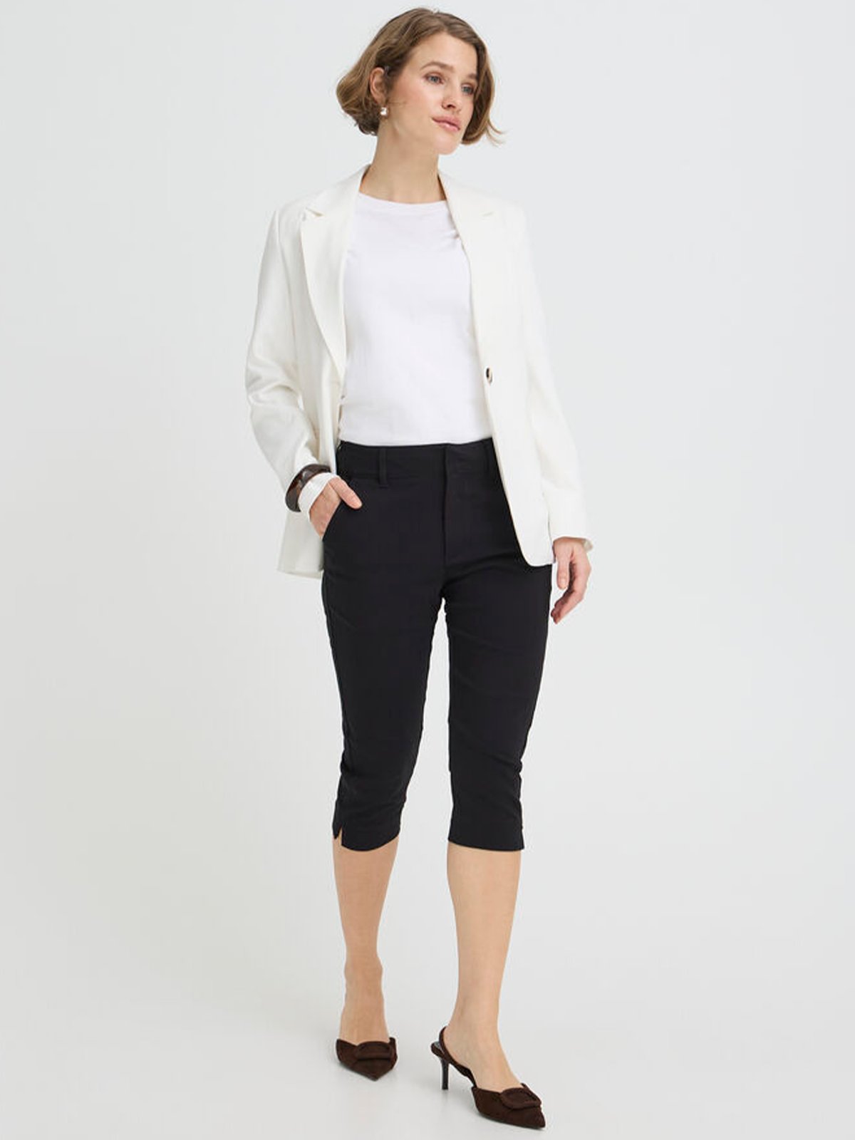 B.YOUNG Dixi Capri Pants Black