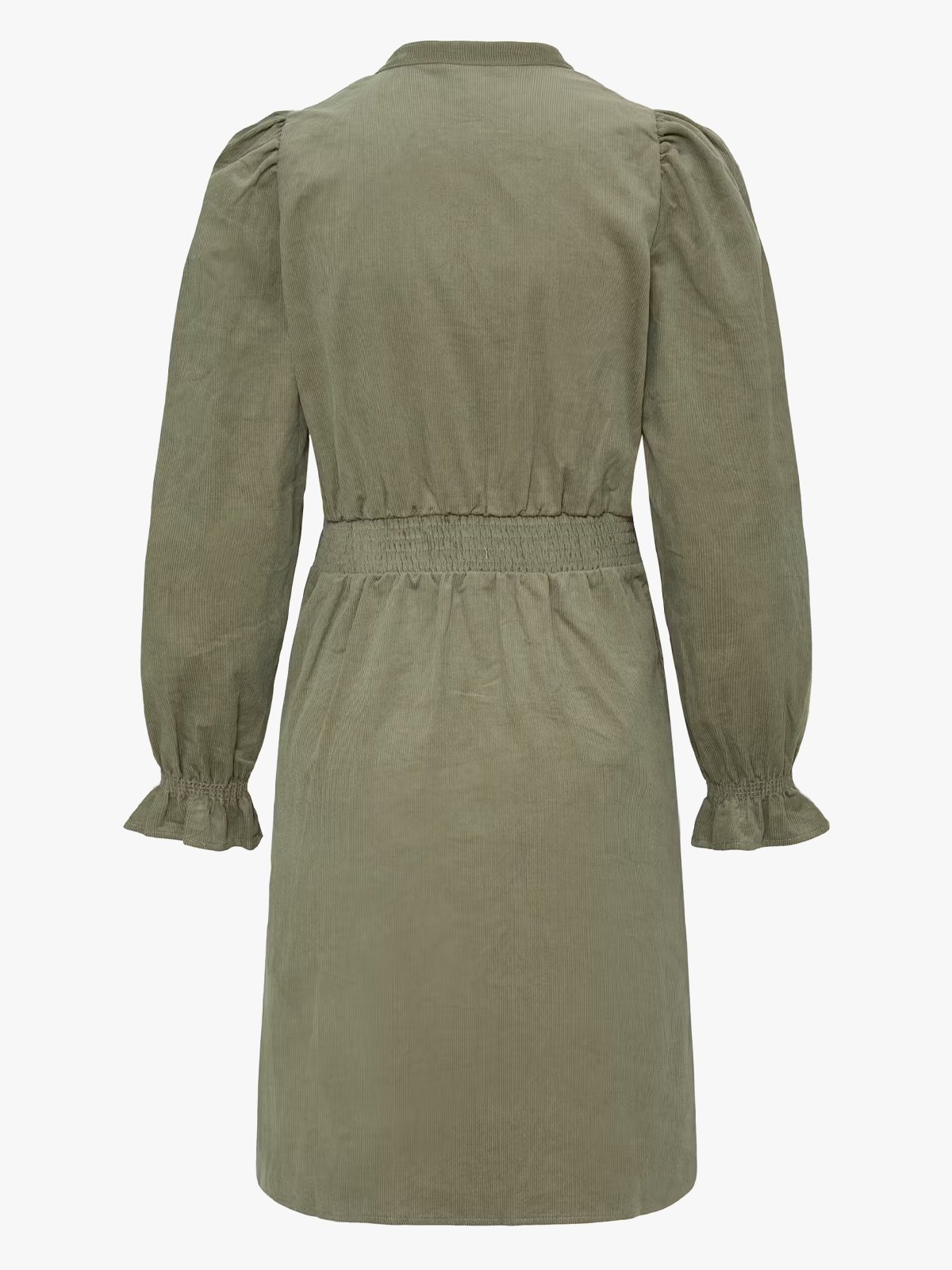 B.YOUNG Denord Vneck Dress Vetiver / Green