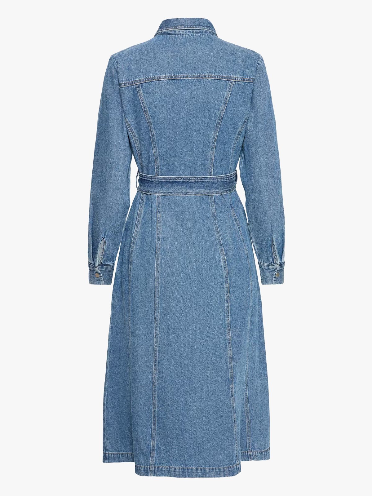 B.YOUNG Kapuca Dress Mid Blue Denim