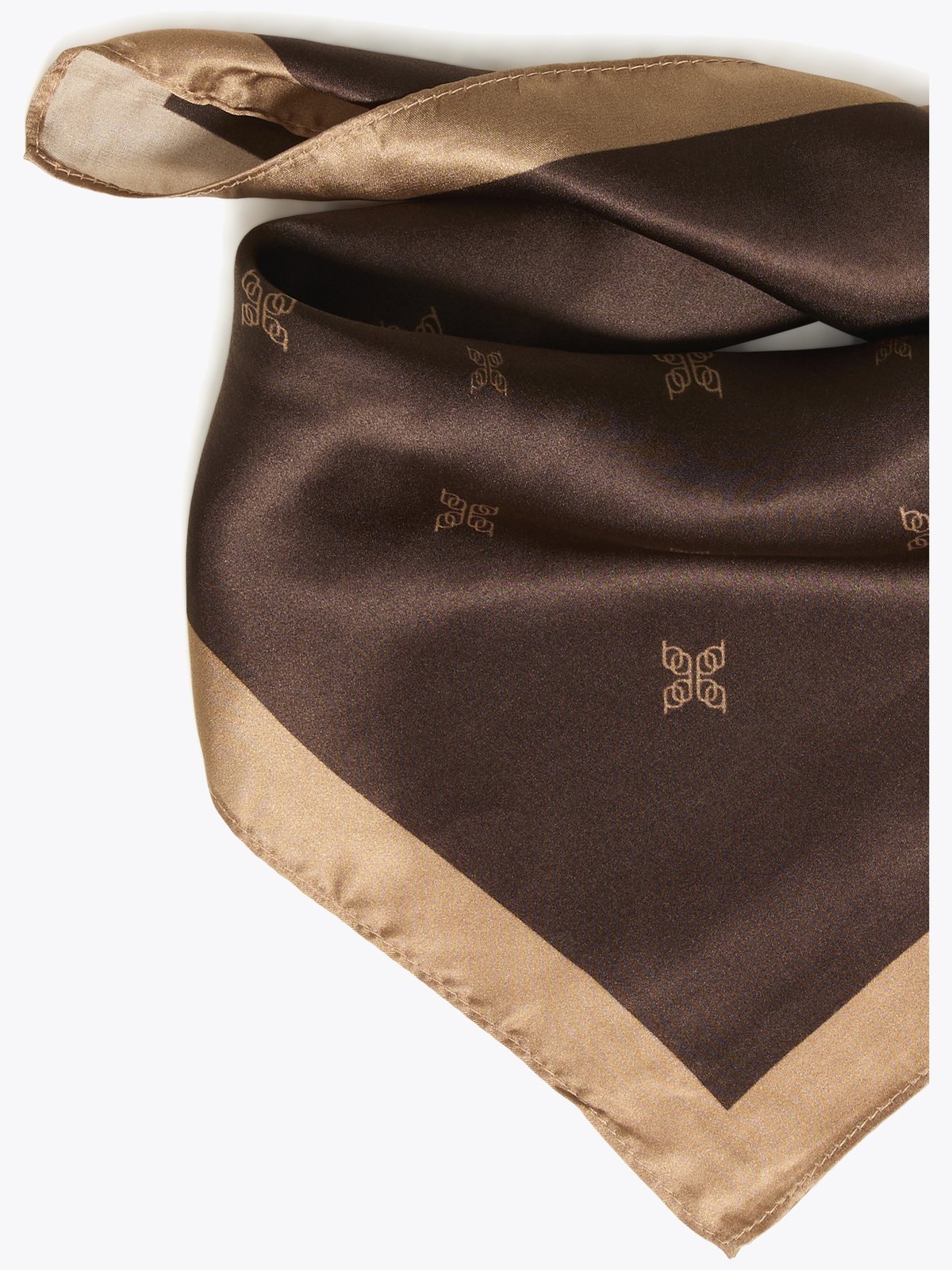 B.YOUNG Wioletta Logo Scarf Java / Tigers Eye Logo