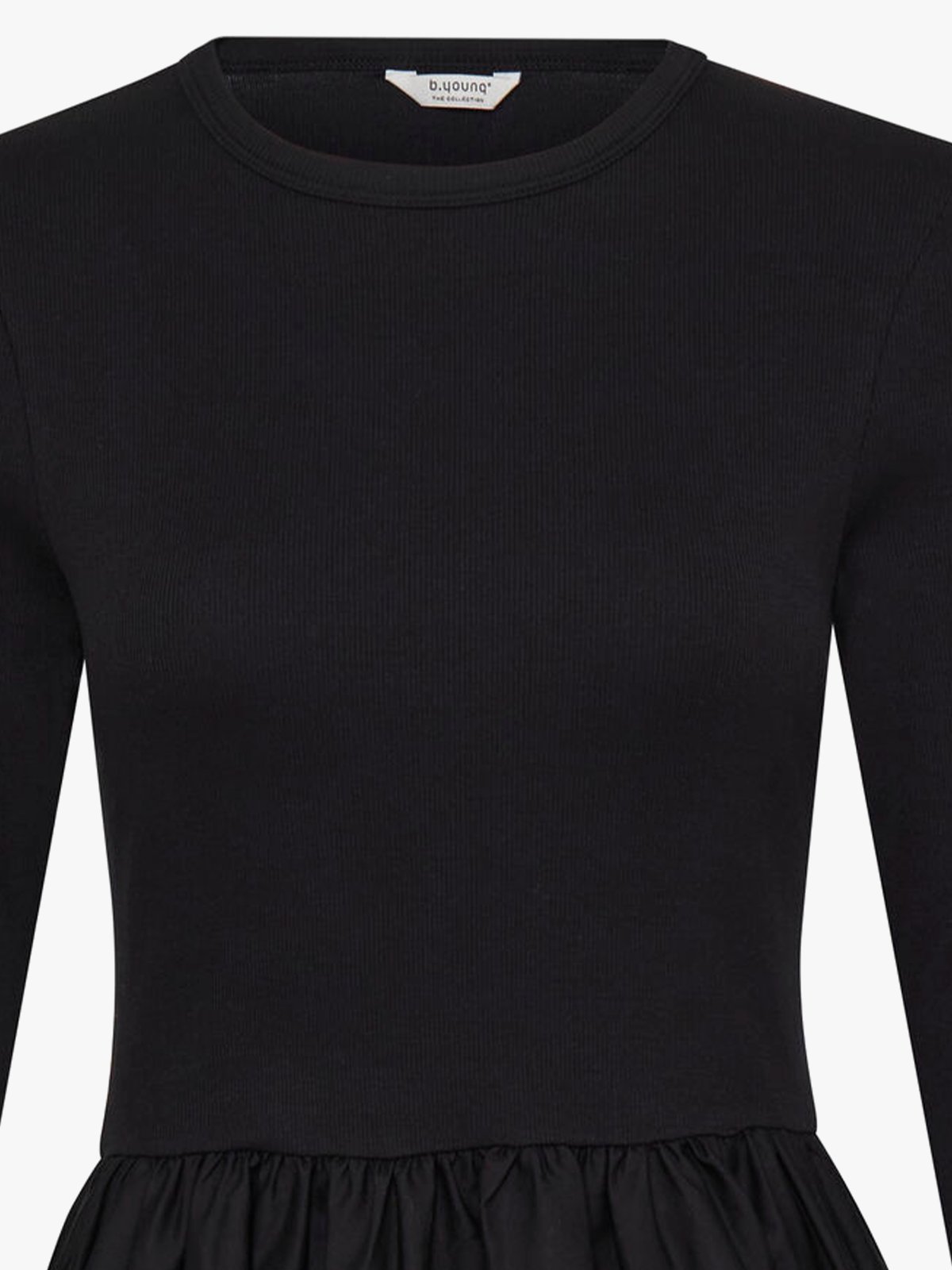 B.YOUNG Sunnia Oneck Dress Meteorite - Black