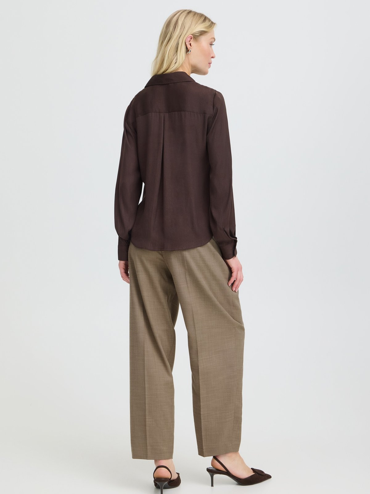 B.YOUNG Ival Shirt 2 Brown