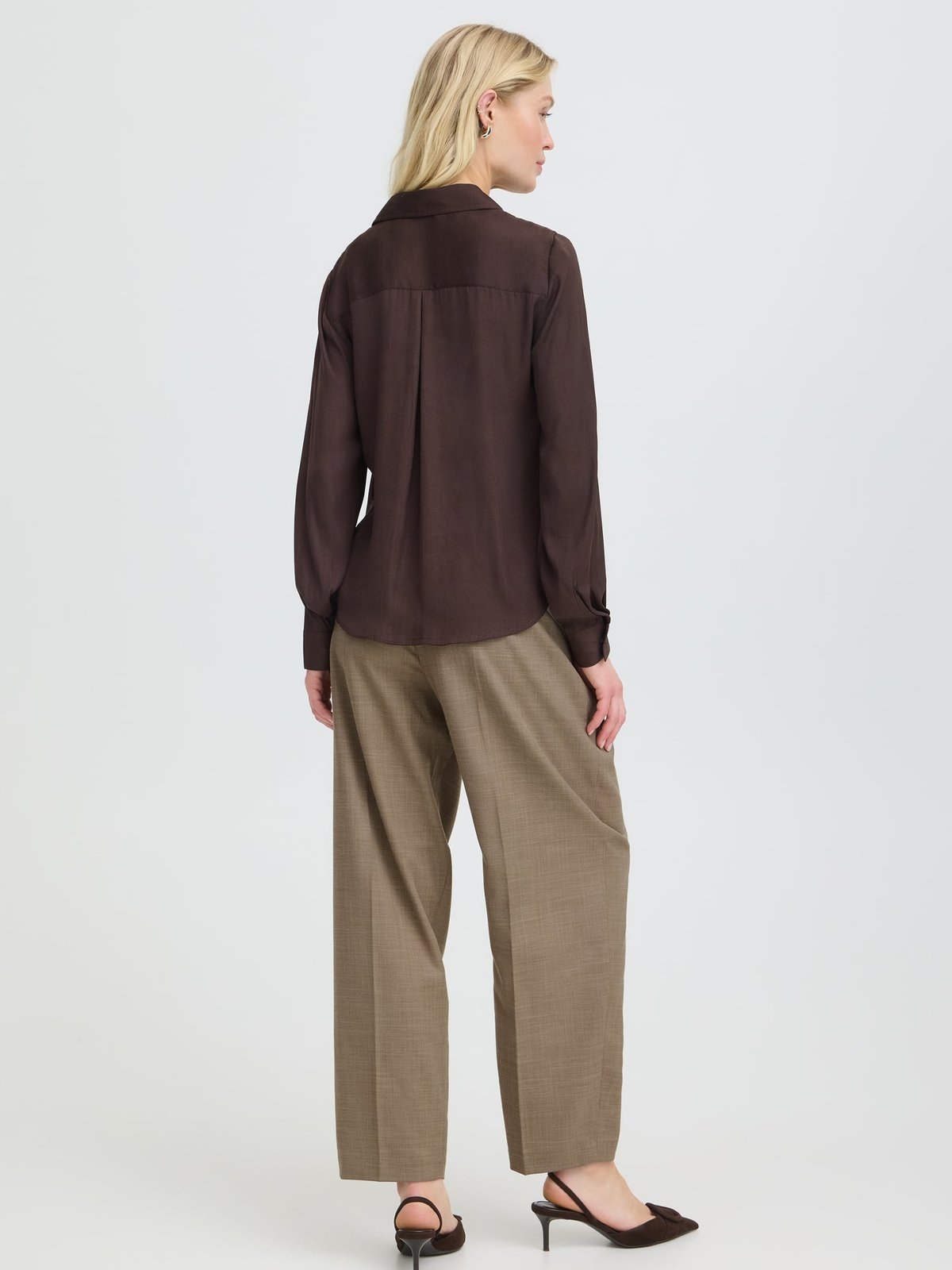 B.YOUNG Ival Shirt 2 Brown