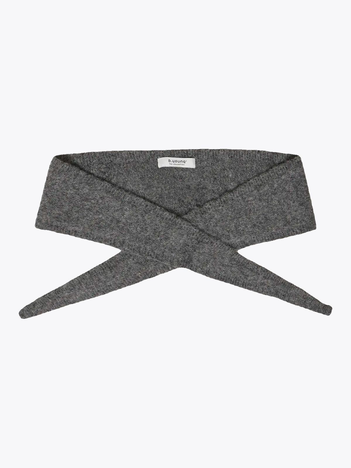 B.YOUNG Vicarvio Scarf Mid Grey Melange