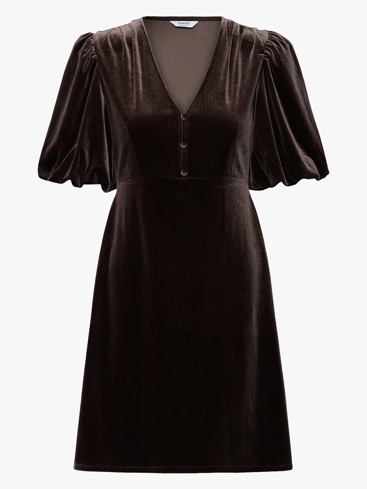 B.YOUNG Perlina Balloon Sleeve Dress Java