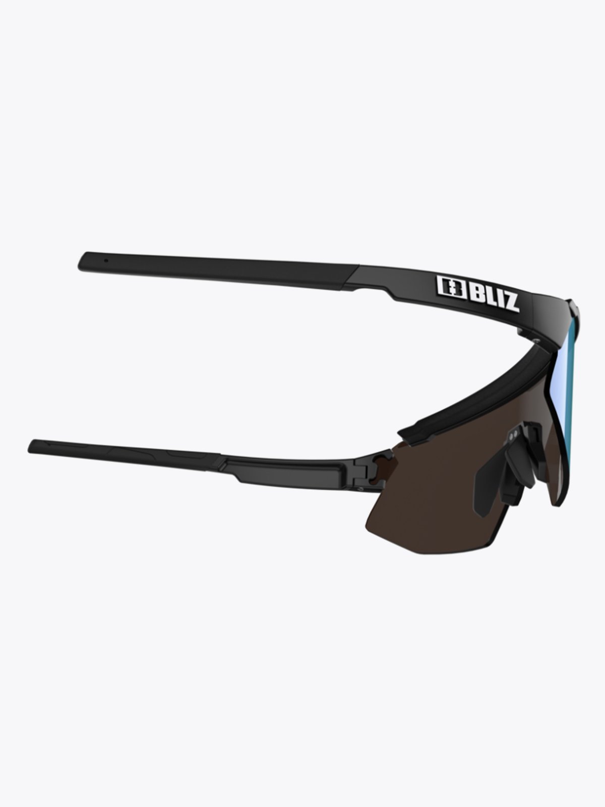 Bliz Breeze Ramme: Matt Black / Glass: Brow Blue