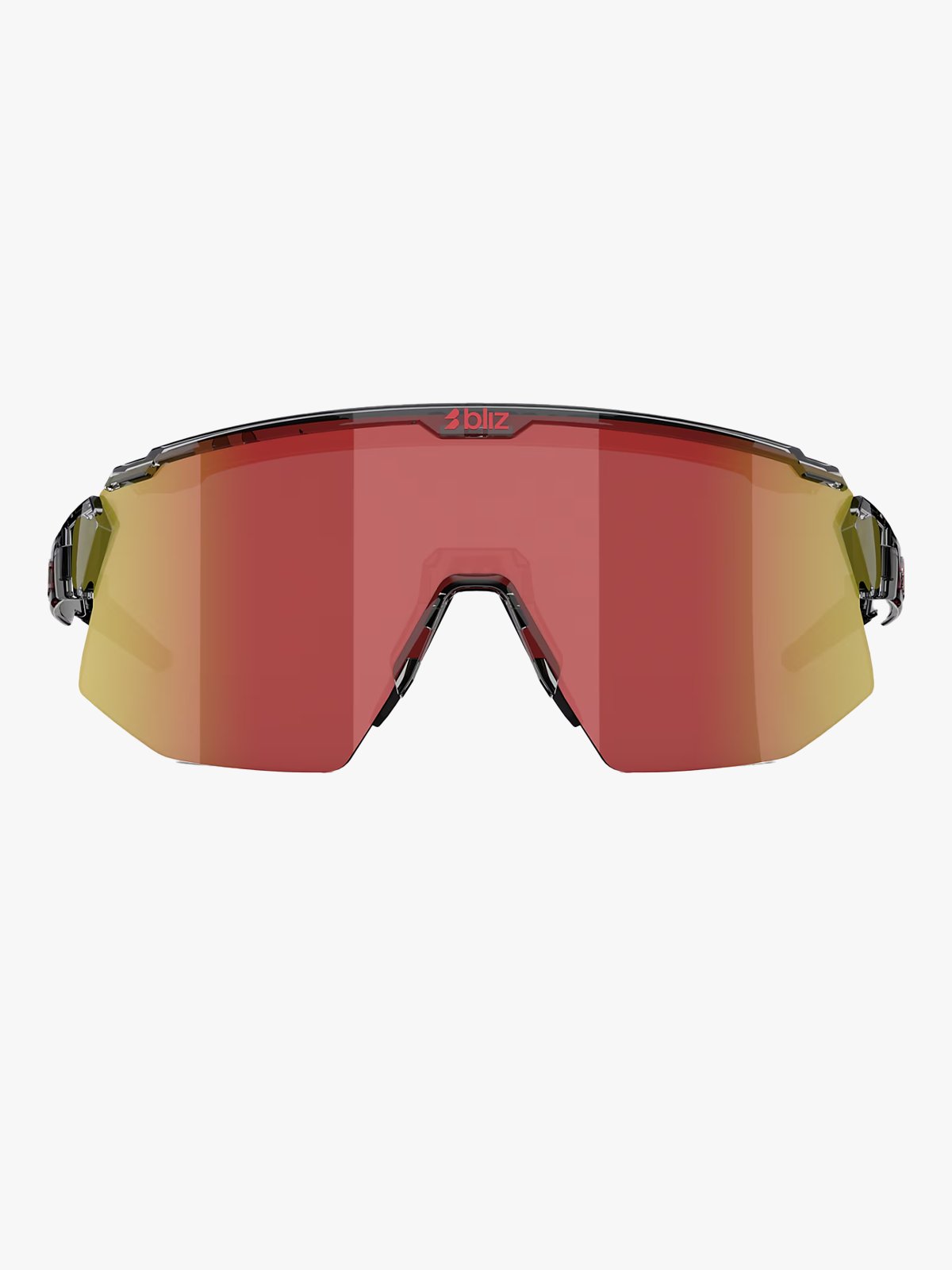 Bliz Breeze Innfatning: Gjennomsiktig mørk grå. Linsefarge: Red