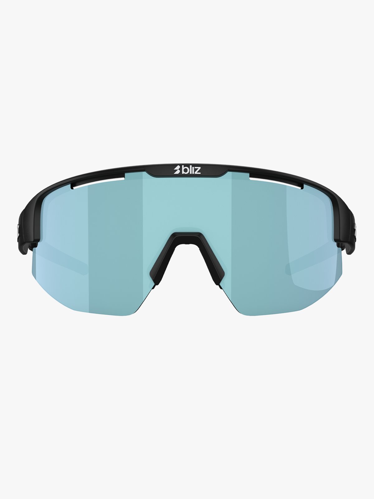 Bliz Matrix Ramme: Matt Black / Glass: Smoke Ice Blue