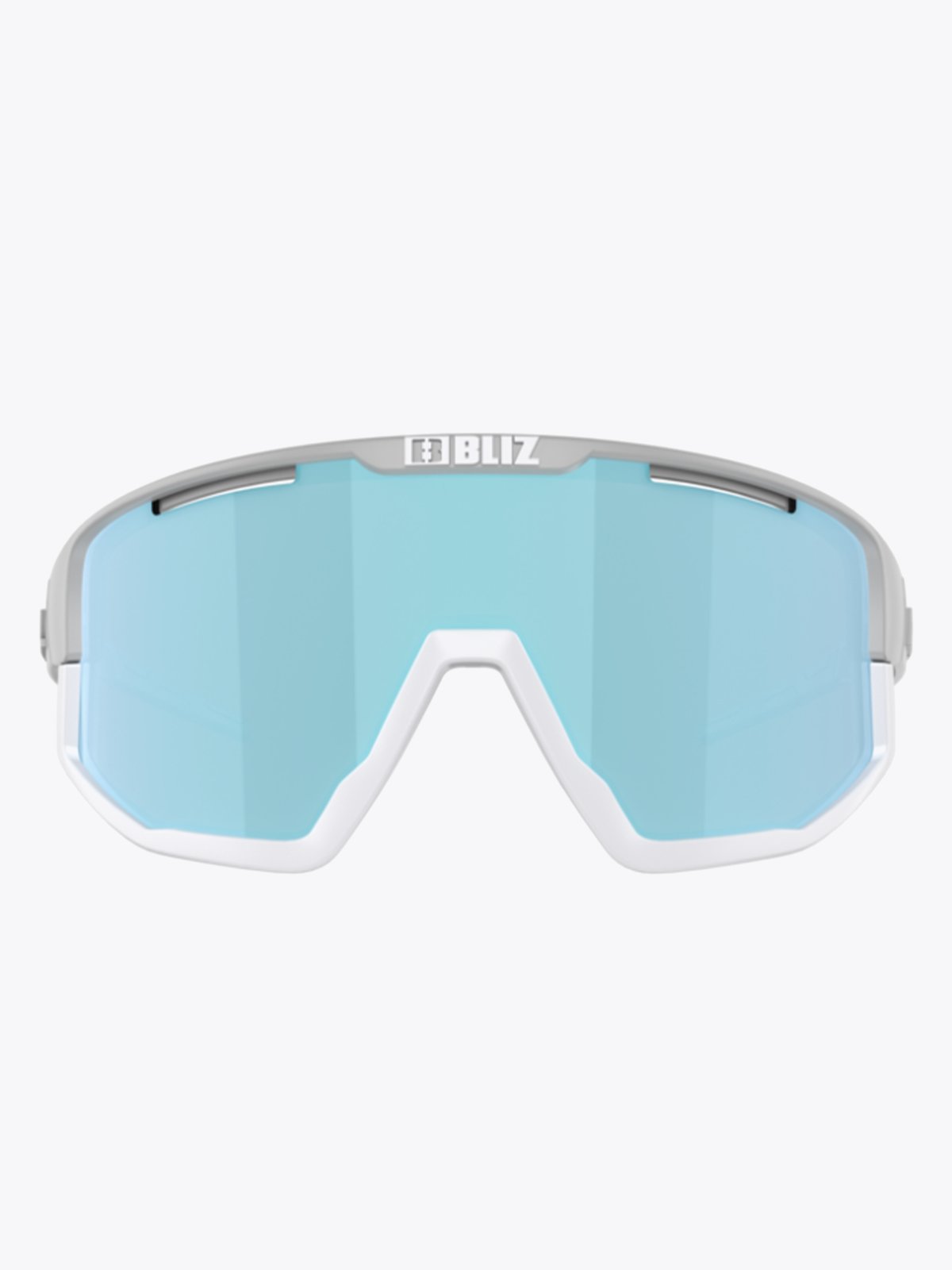 Bliz Fusion Ramme: Light Grey / Glass: Smoke Ice Blue