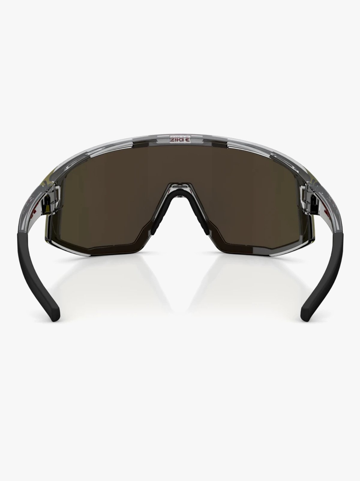 Bliz Fusion Transparent Dark Grey / Red