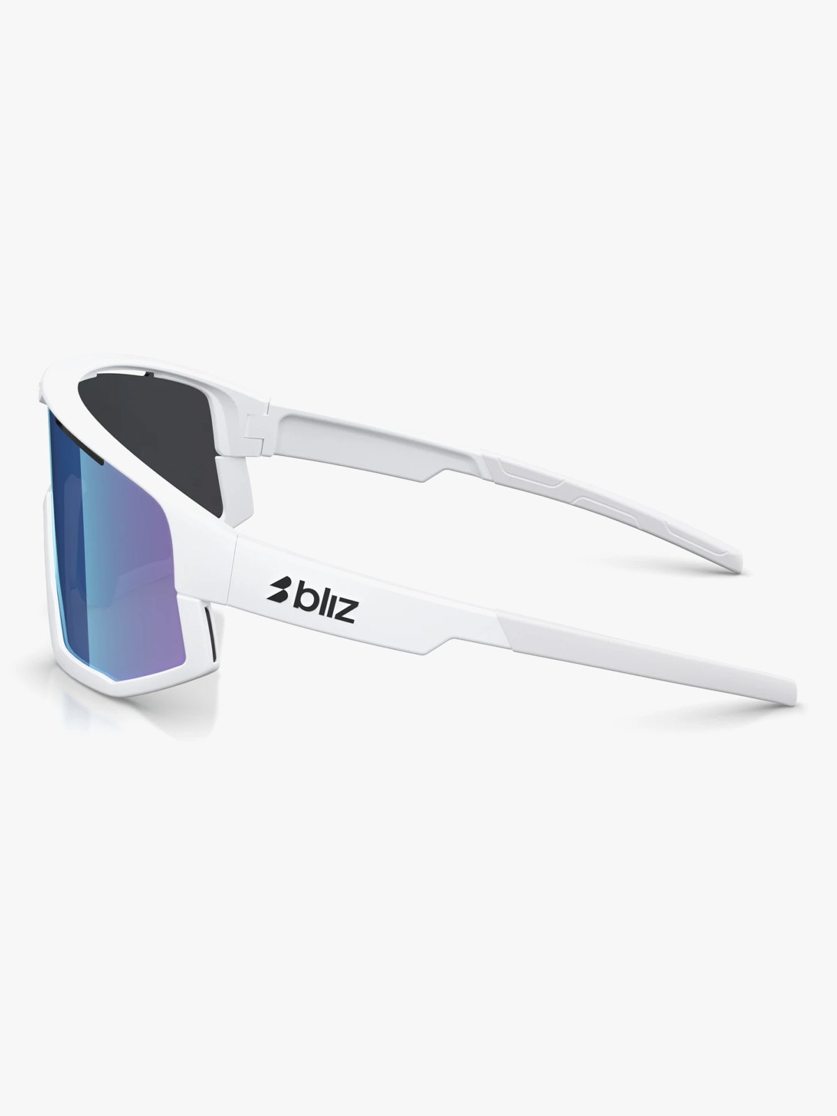 Bliz Fusion Matte White / Smoke / Blue Multicolor