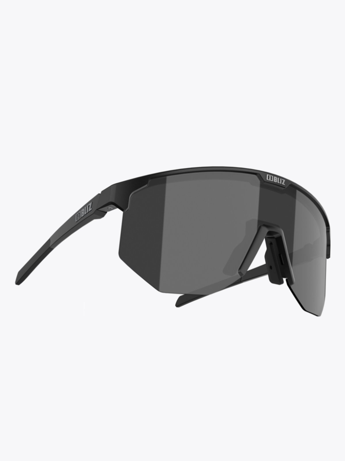 Bliz Hero Ramme: Matt Black / Glass: Smoke Silver