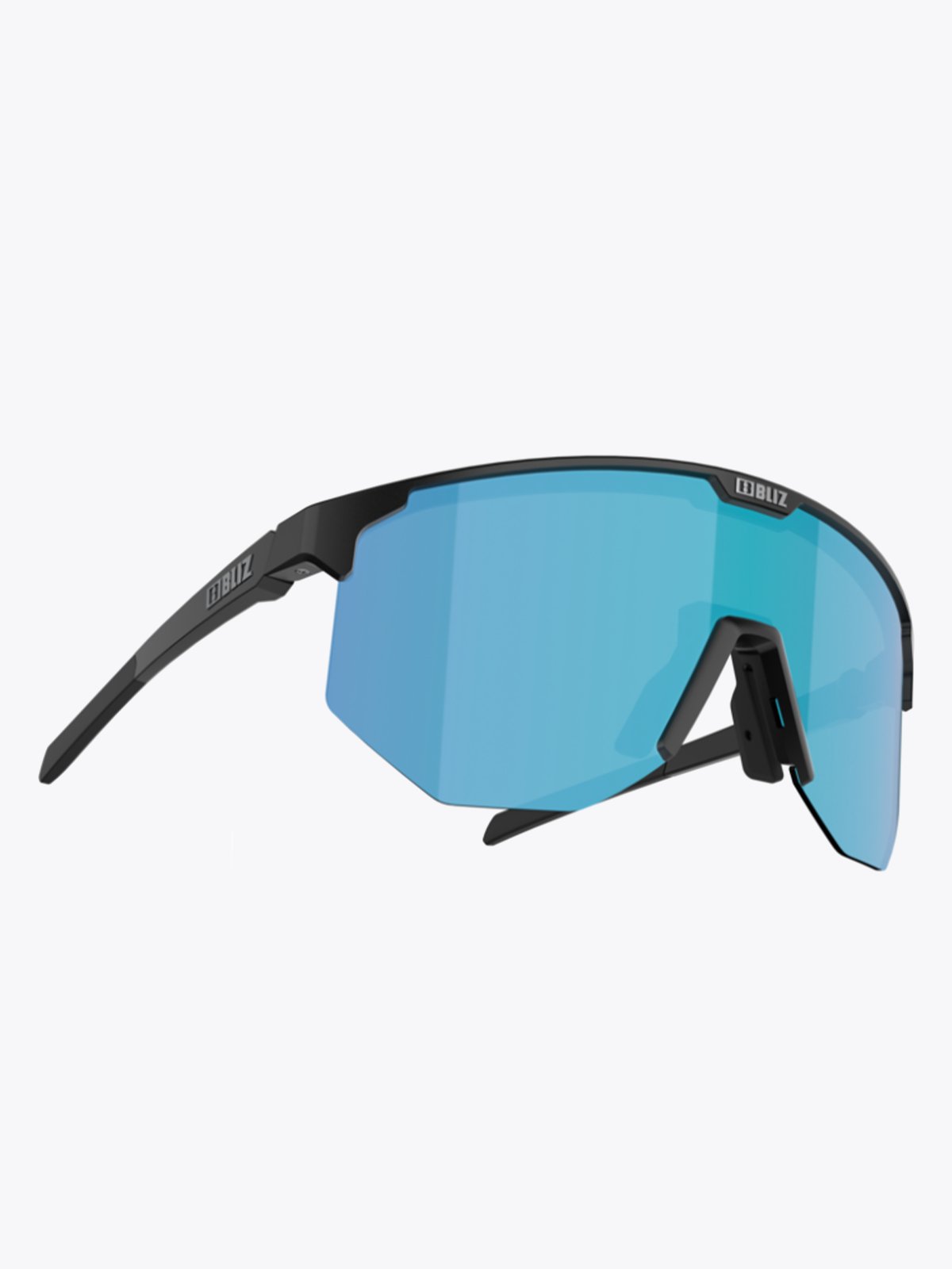 Bliz Hero Ramme: Matt Black / Glass: Brown Blue