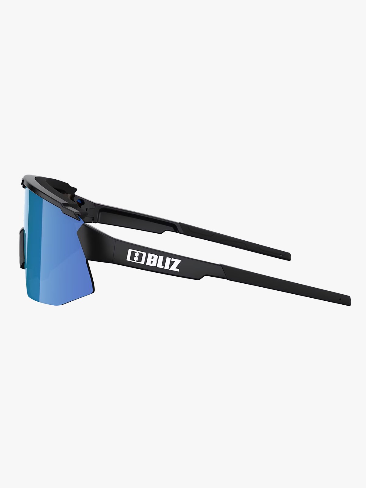 Bliz Breeze Small Ramme: Matt Black / Glass: Brown Blue