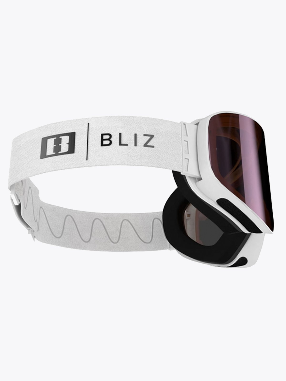 Bliz Flow Farge: White / Linse: Smoke w Pink Multi