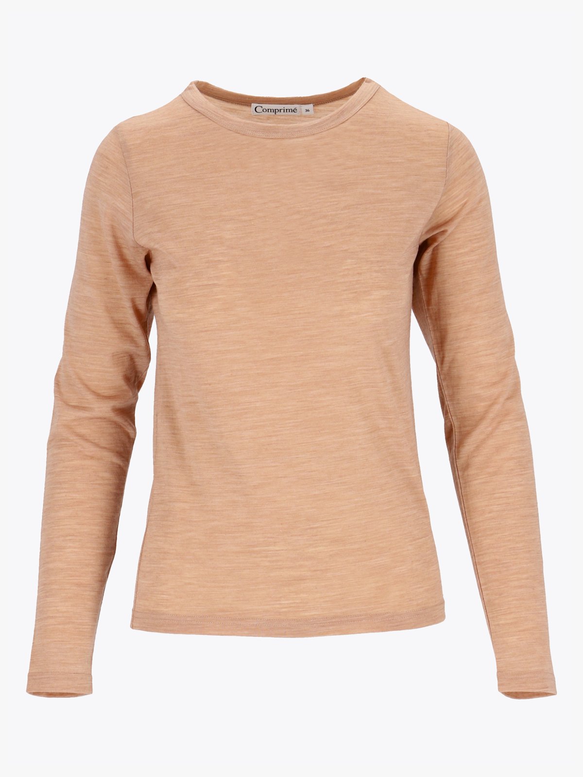 Comprimé Basic Wool Longsleeve Nude