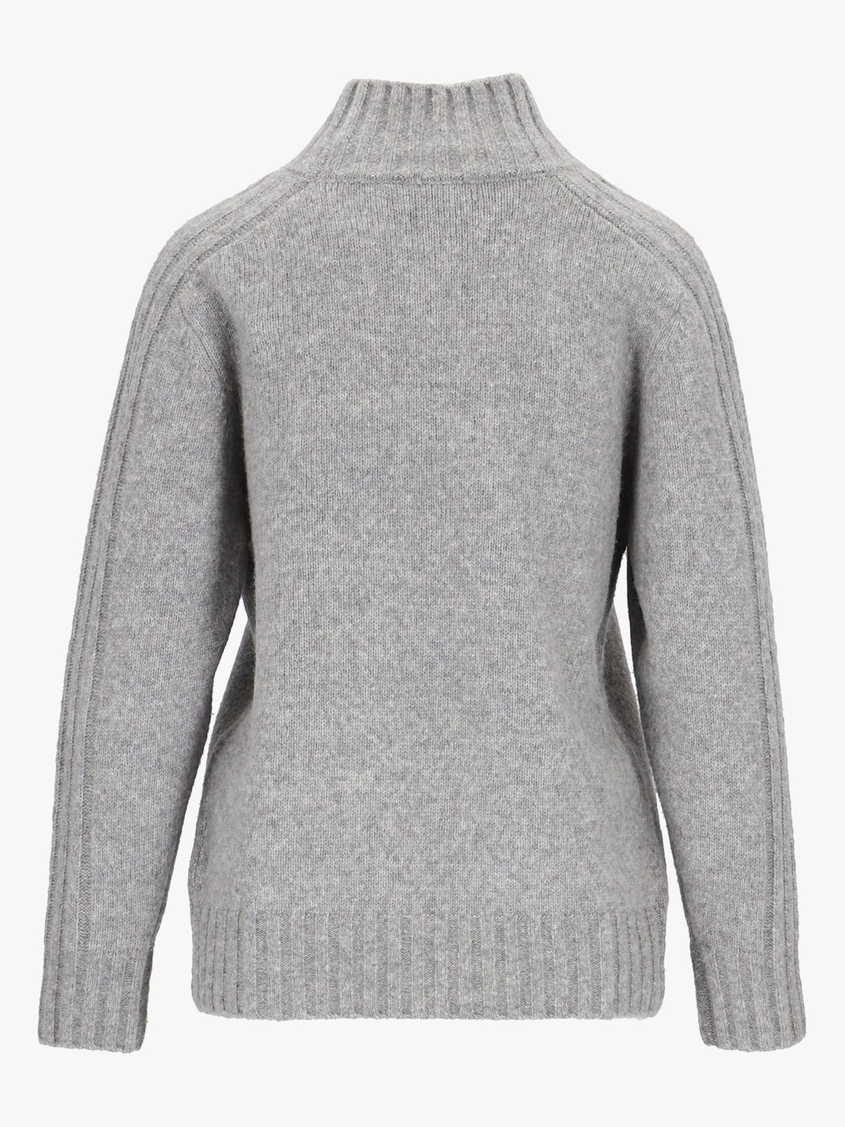Comprimé Turtleneck Sweater Grå Melert
