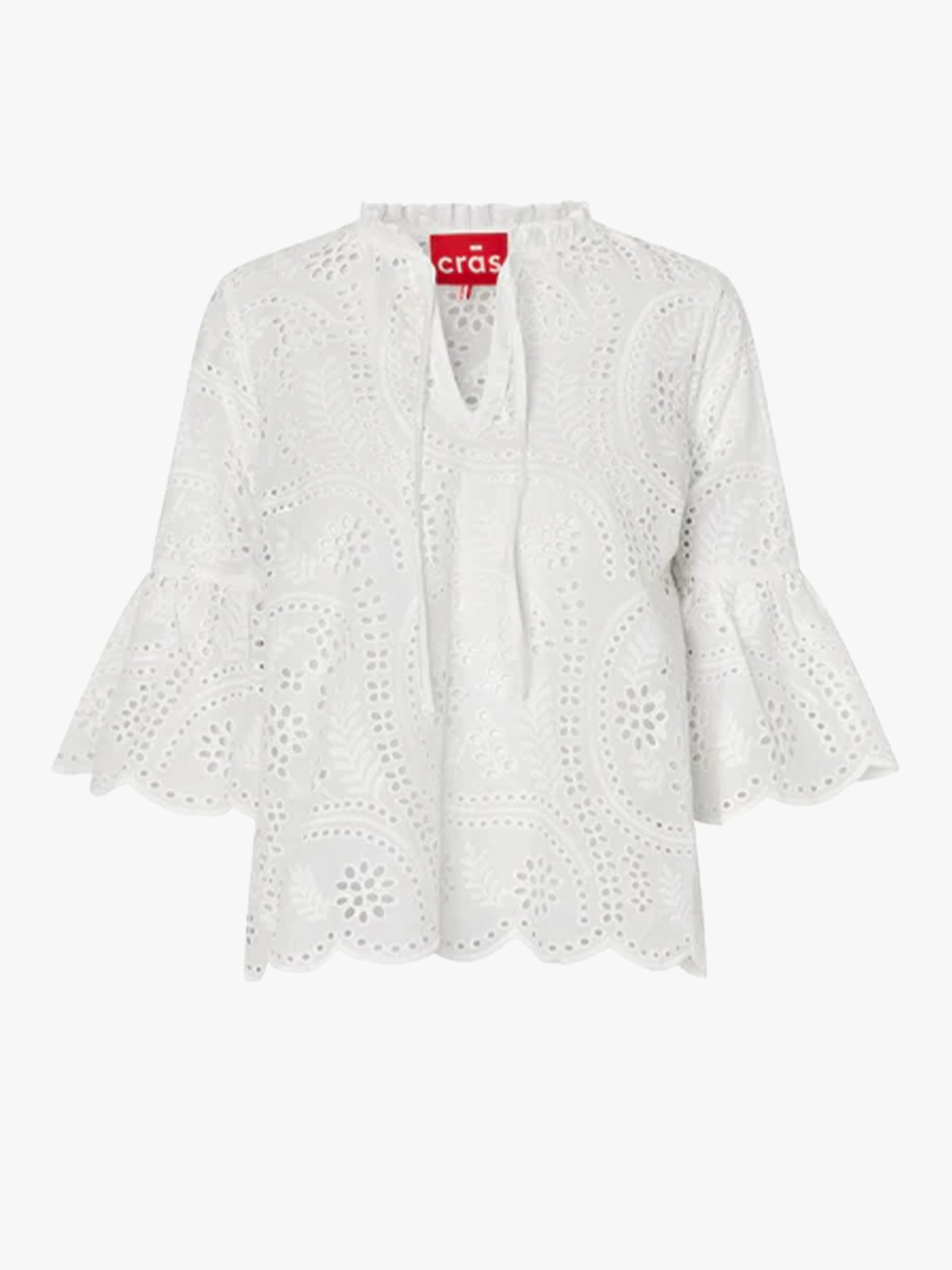 Cras Briza Blouse White
