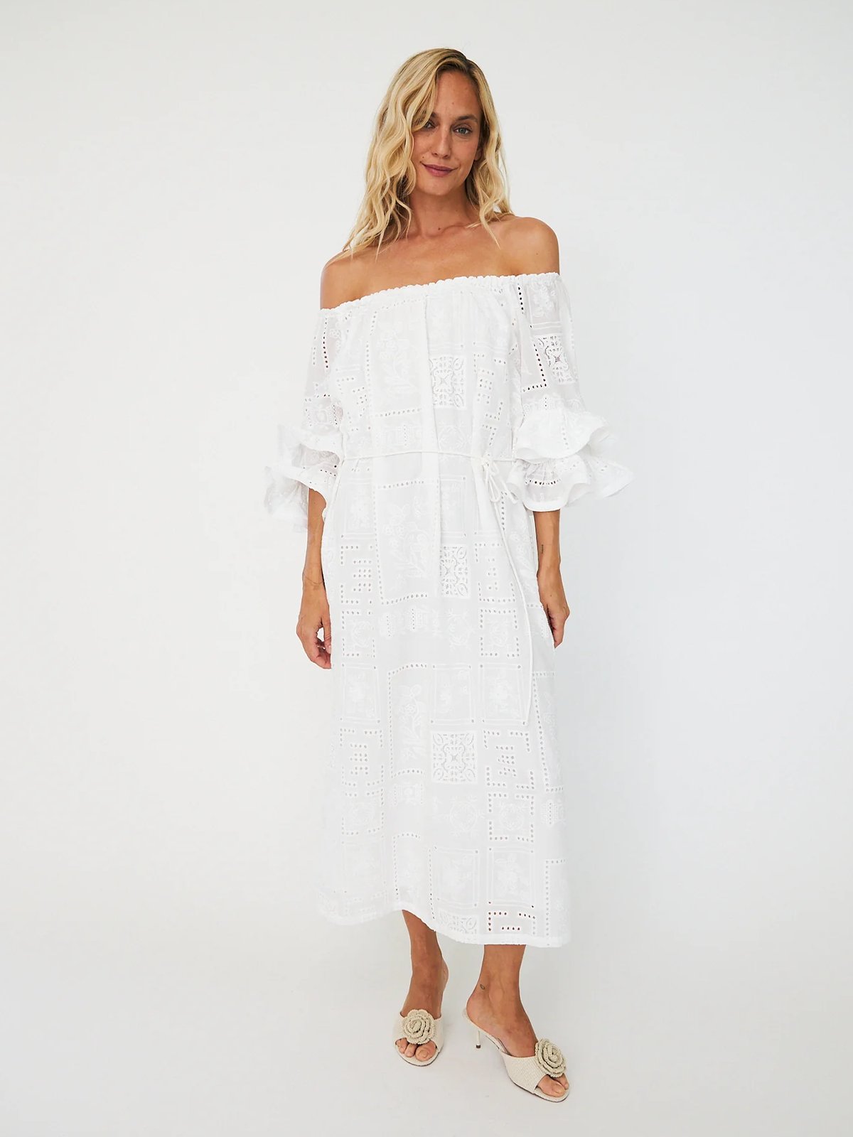 Cras Ita Dress White