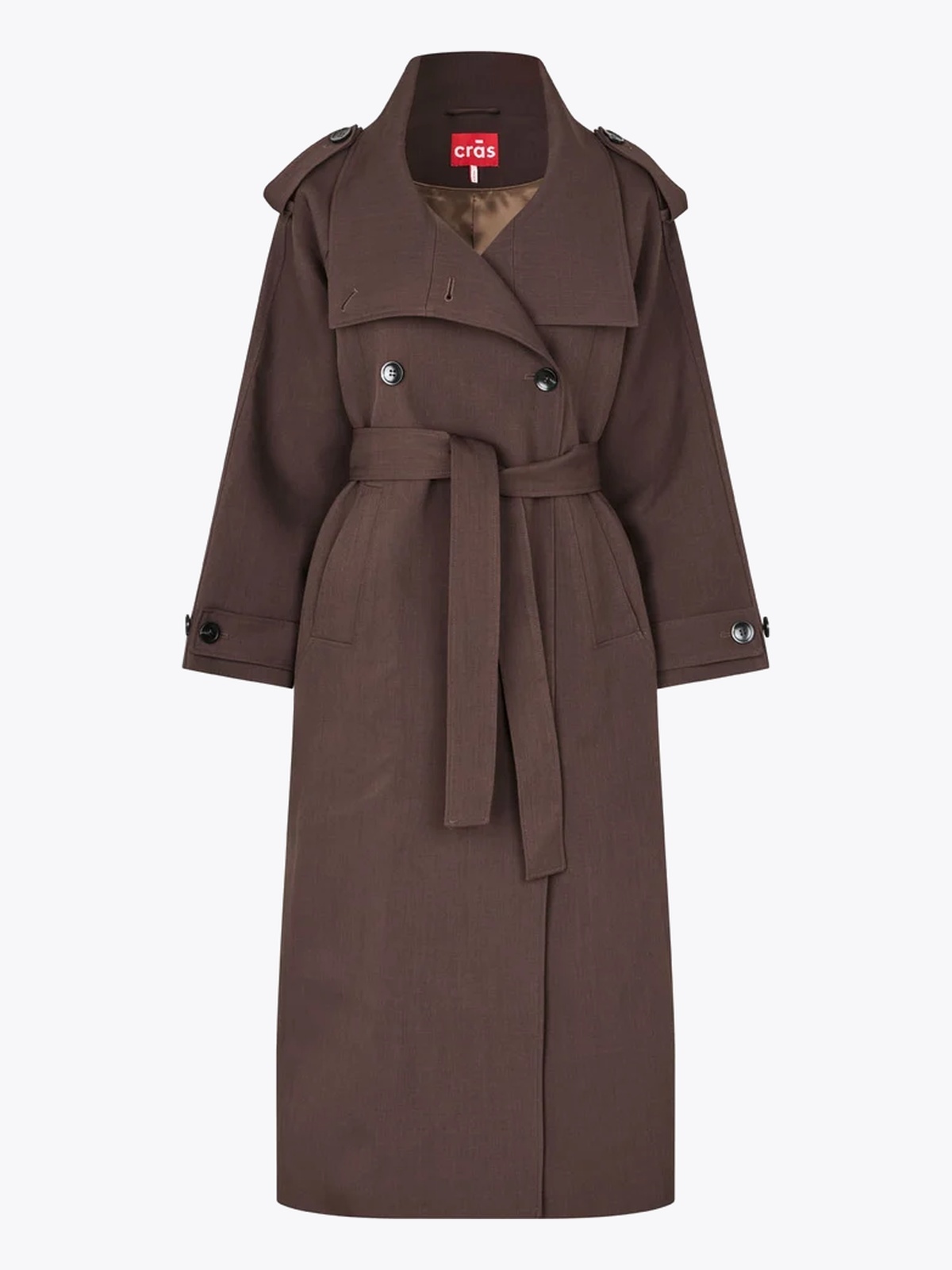 Cras Leonora Trenchcoat Dark Brown