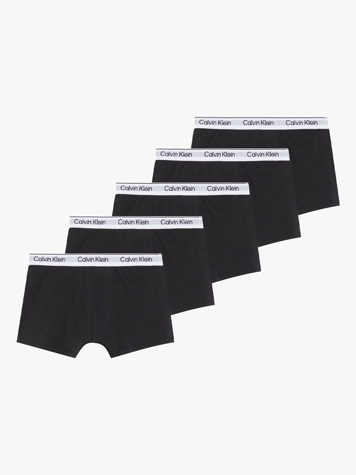 Calvin Klein 5 Pack Trunk Junior Black