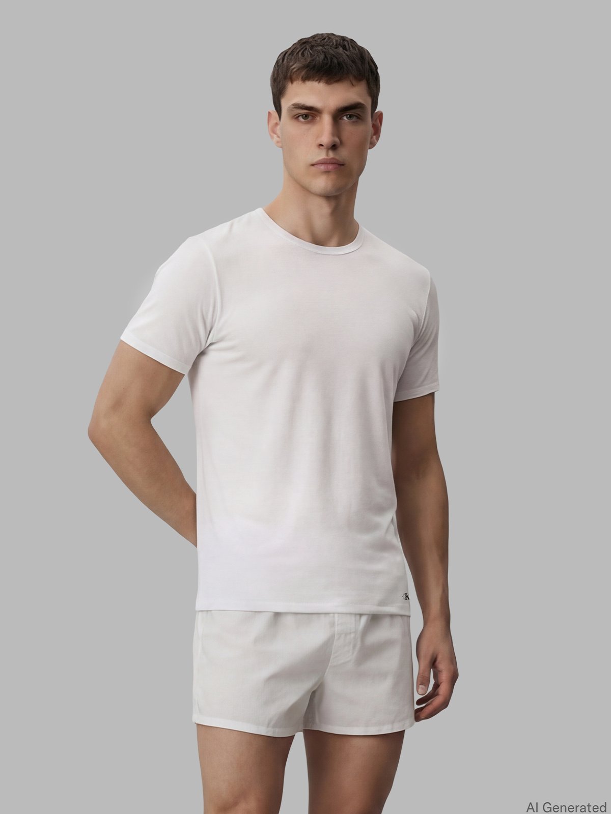 Calvin Klein Short Sleeve Crew Neck 3 pack Flerfarget
