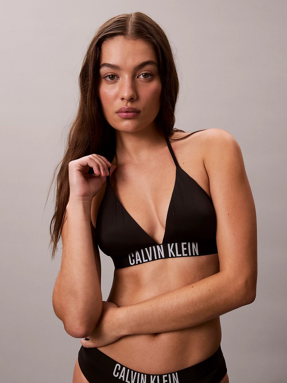 Calvin Klein Halter Triangle Black