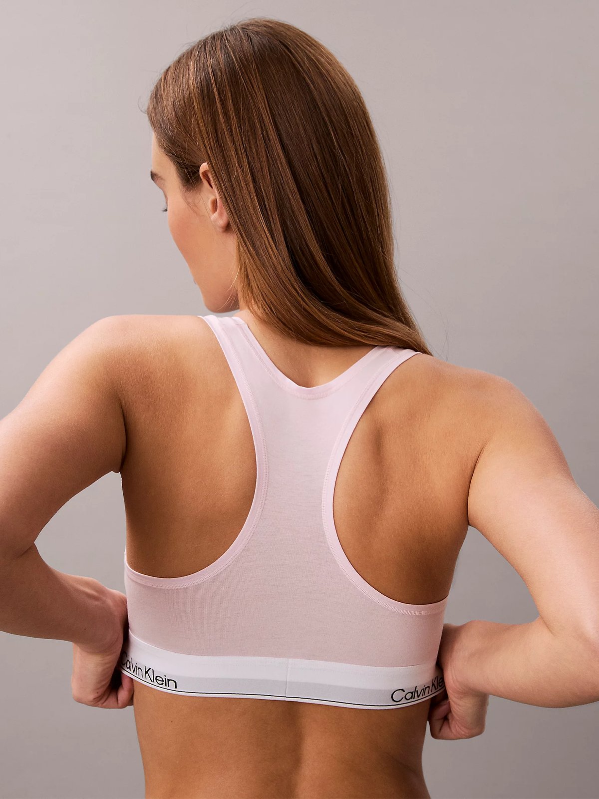 Calvin Klein Unlined Bralette Cradle Pink