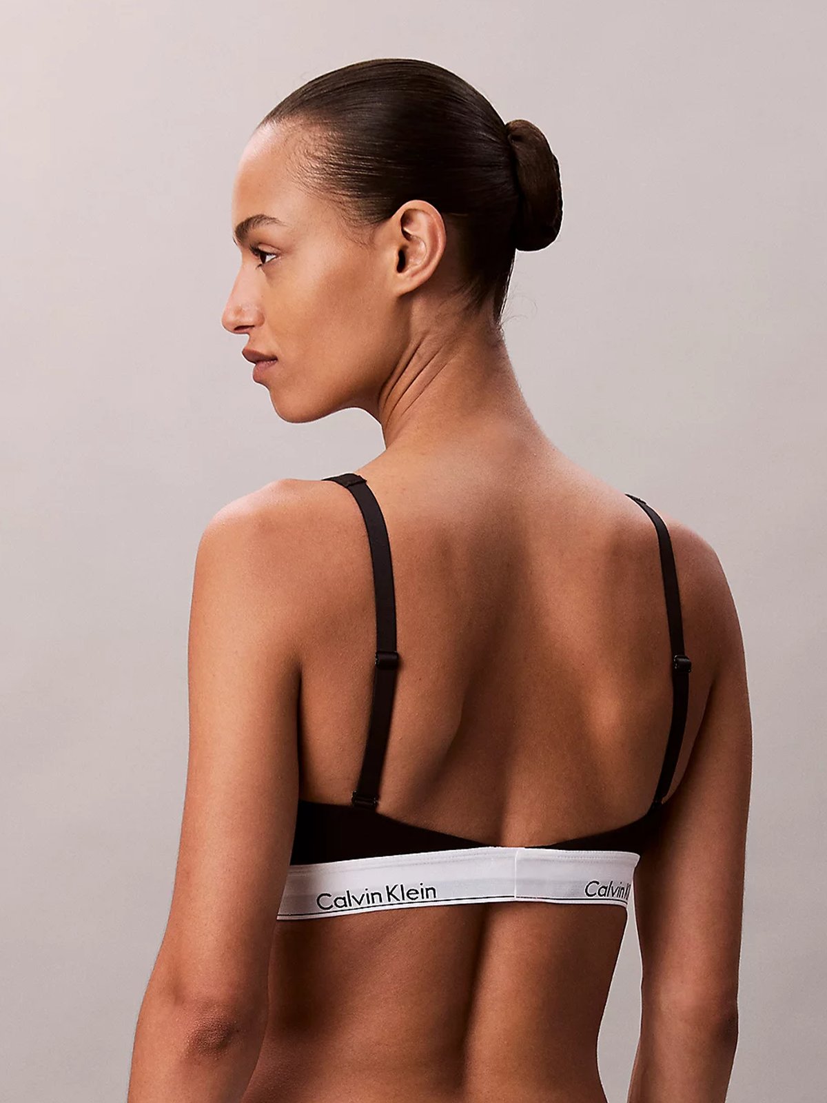 Calvin Klein Lined Bralette Black