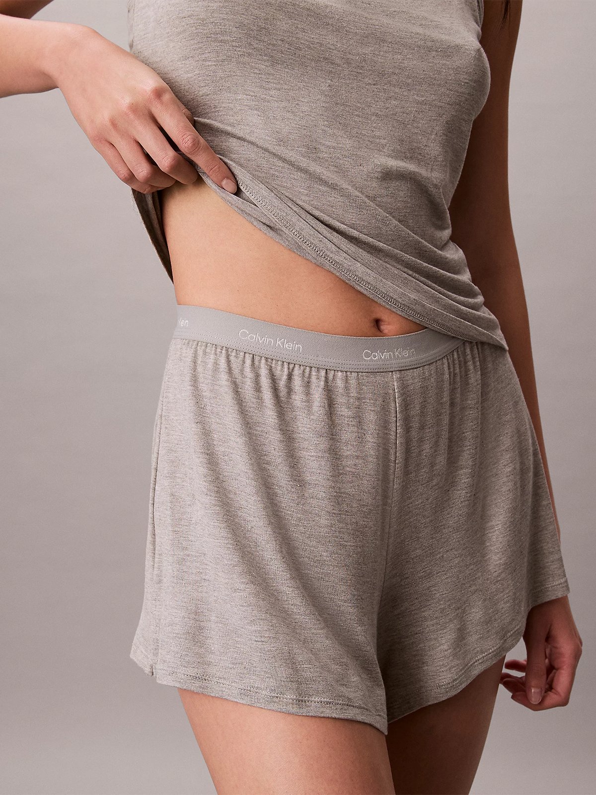 Calvin Klein Modal Shortie Grey Heather