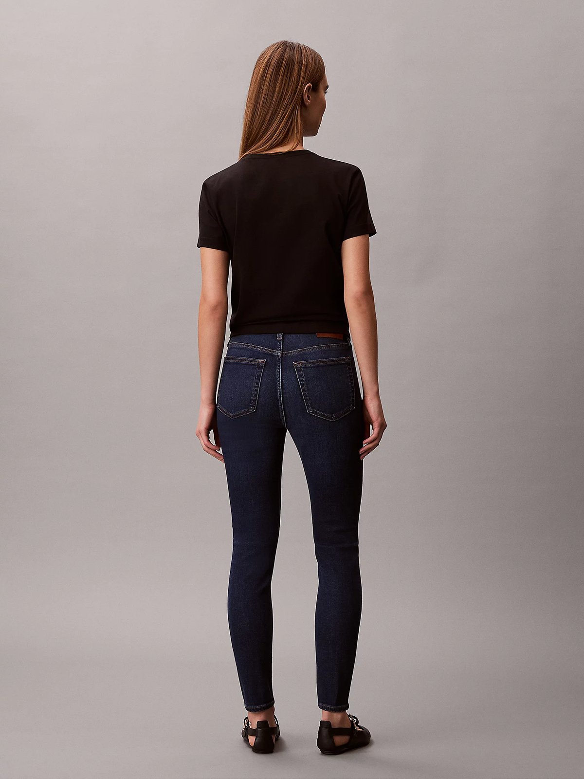 Calvin Klein Mid Rise Skinny Jeans Blue Orbit