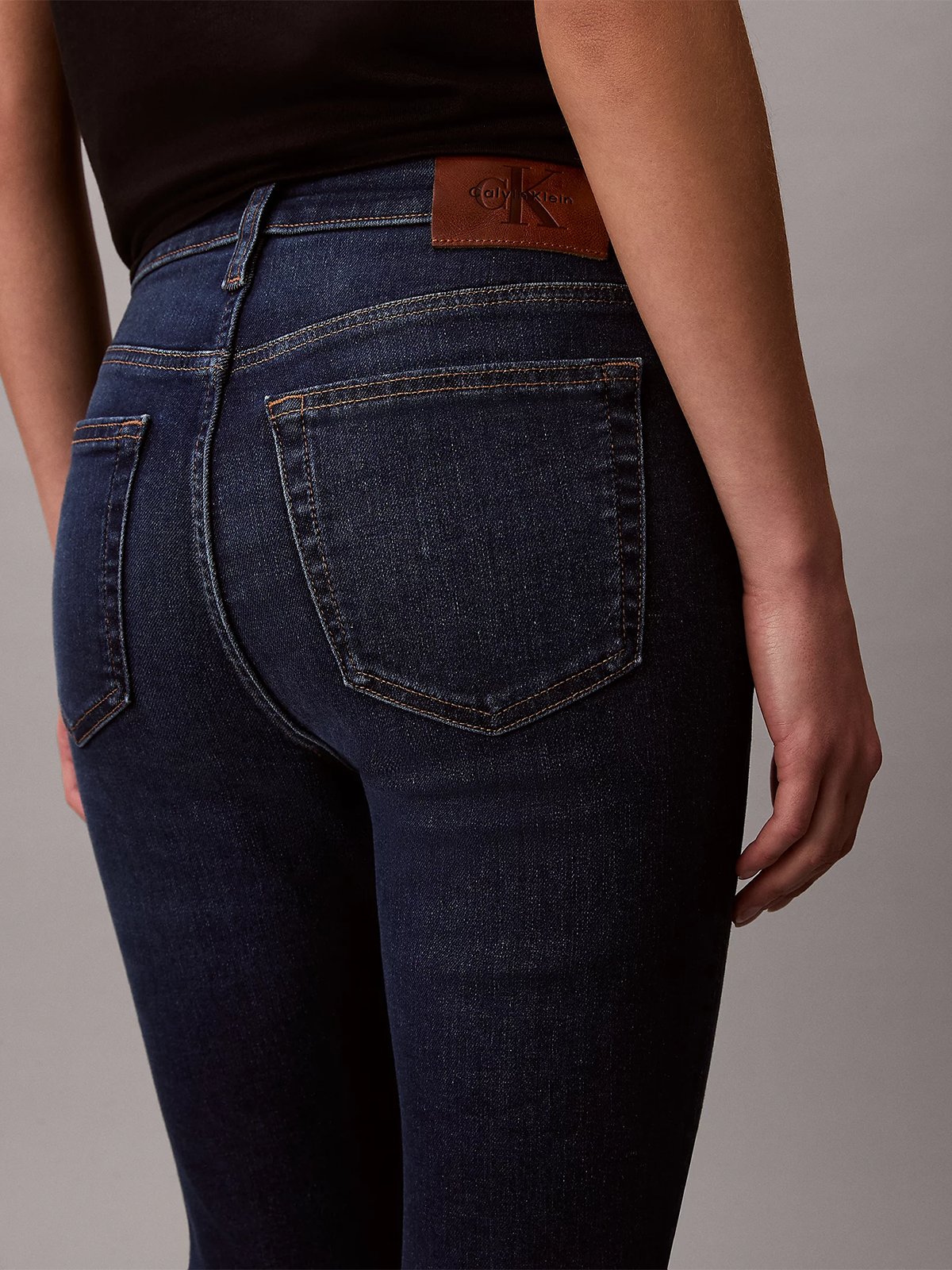 Calvin Klein Mid Rise Skinny Jeans Blue Orbit