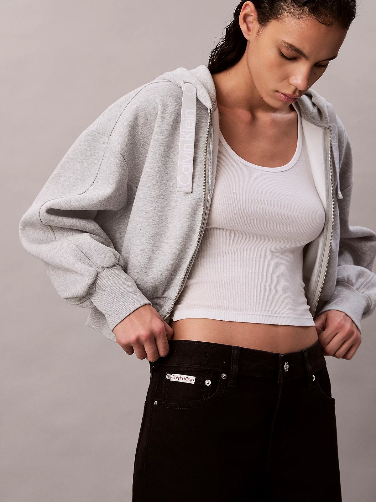 Calvin Klein 90s Straight Jeans Soft Black