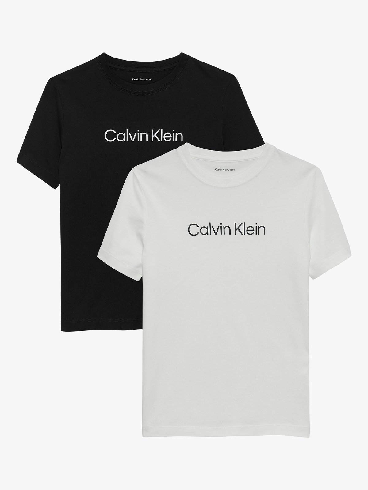 Calvin Klein 2 Pack Logo Short Sleeve Tee Junior Flerfarget