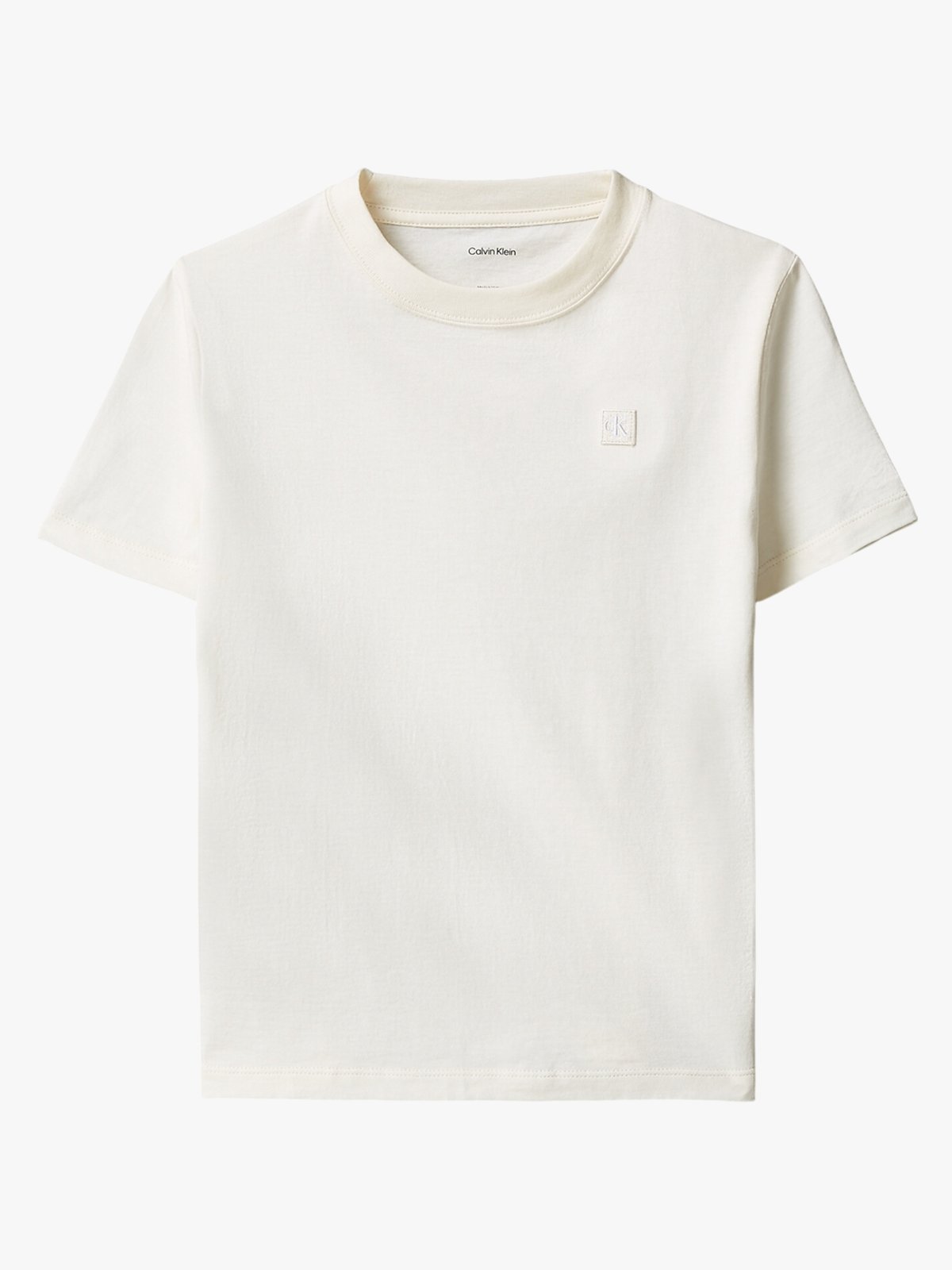 Calvin Klein Mini Badge Tee Junior Tofu
