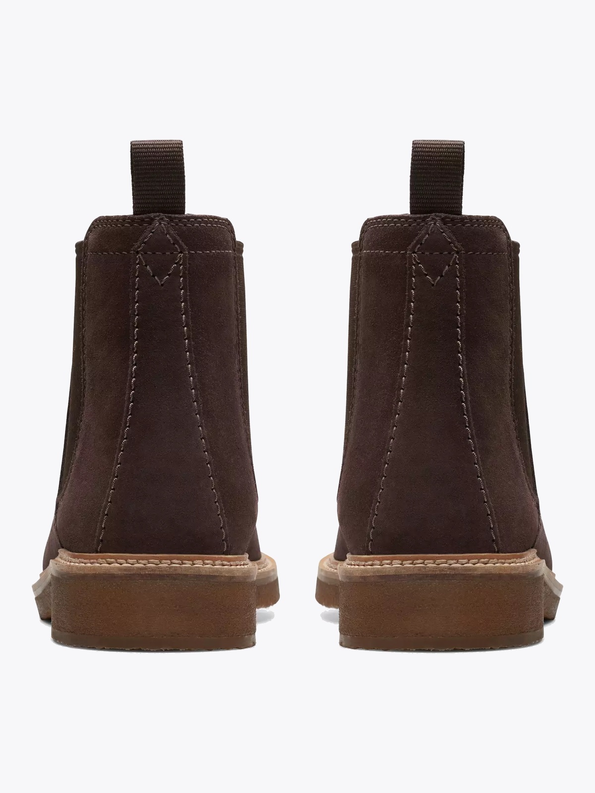 Clarks Clarkdale Easy G Dark Brown Suede