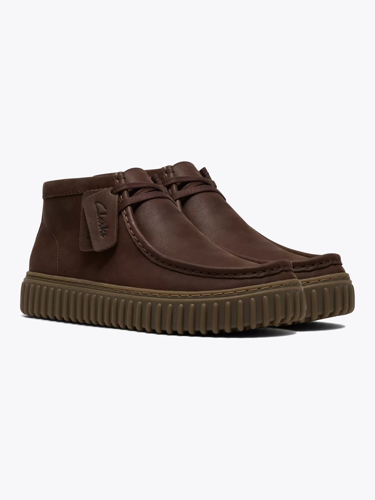 Clarks Torhill High G Dark Brown Leather