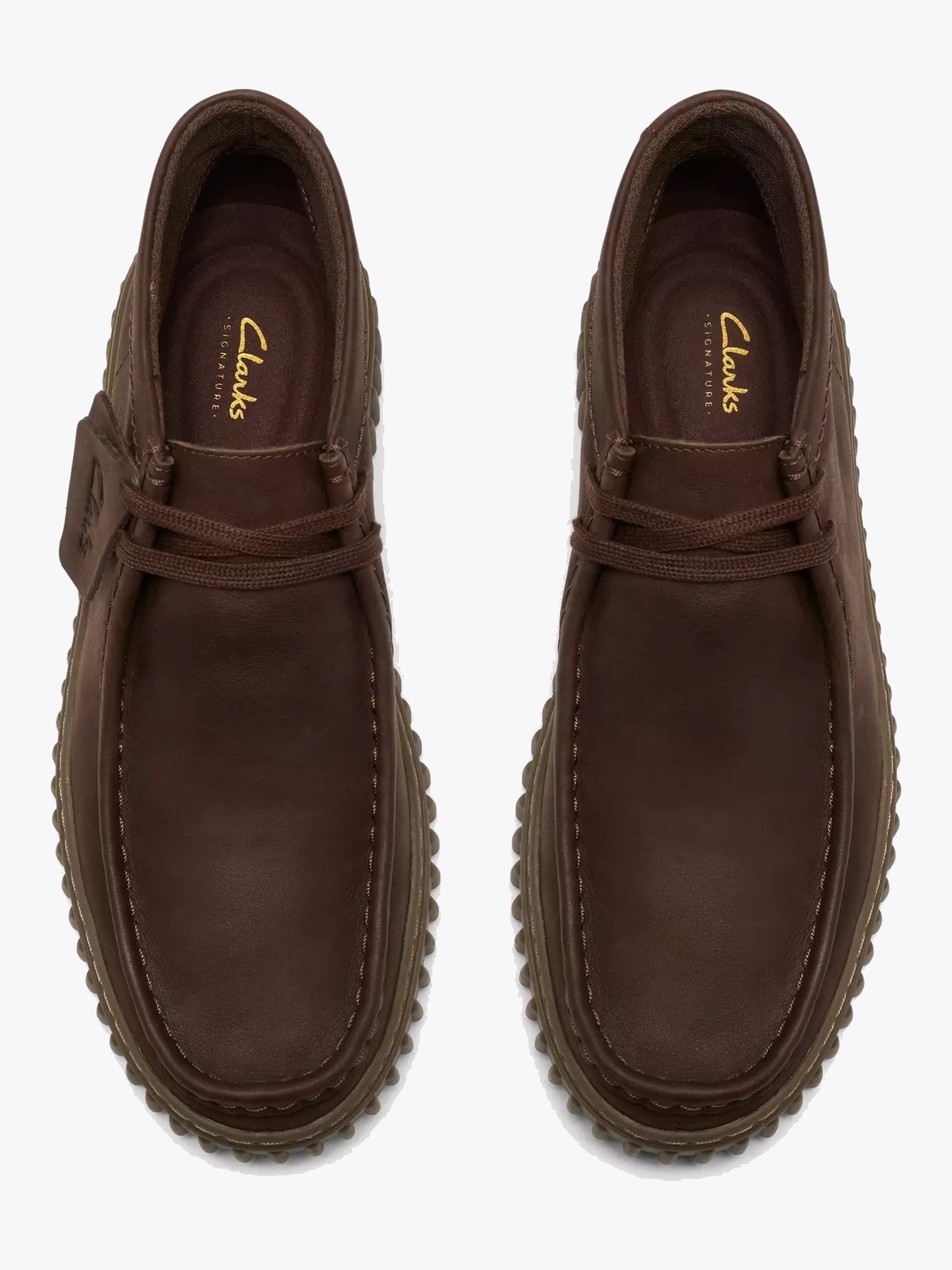 Clarks Torhill High G Dark Brown Leather