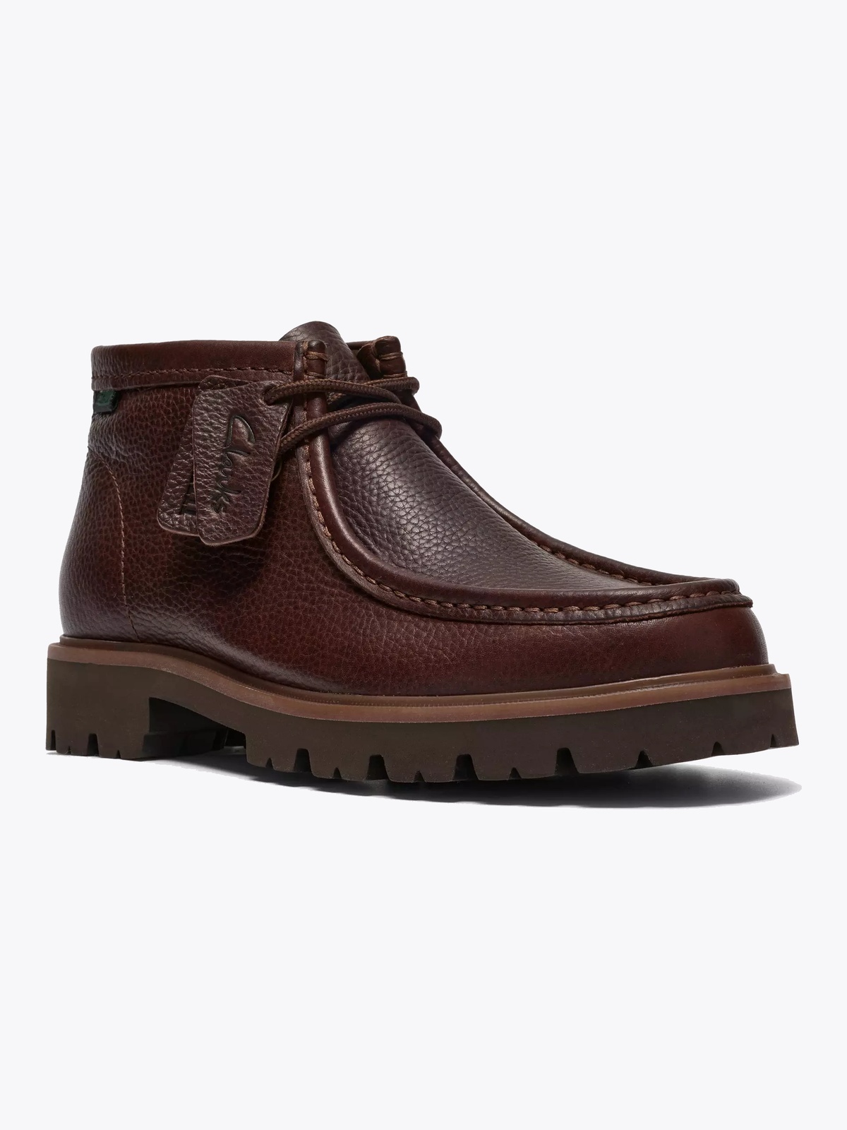 Clarks Cleyhill Top G Dark Brown Leather