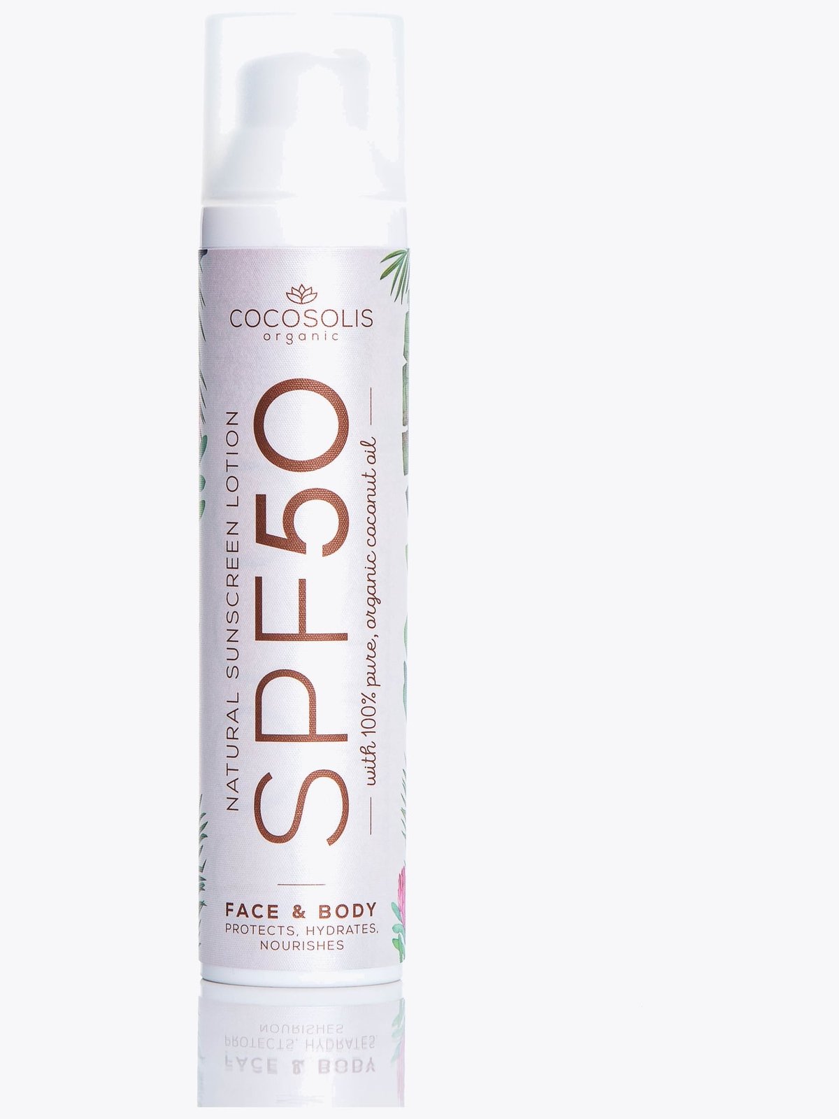 Cocosolis Natural Sunscreen Lotion SPF 50 100g Flerfarget