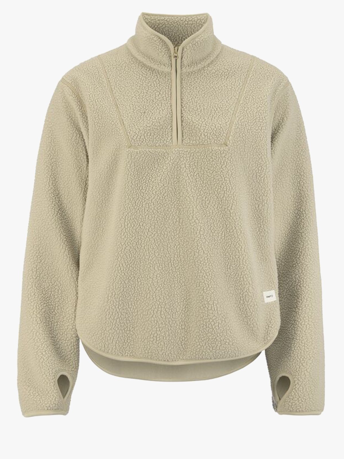 Craft Join Pile Fleece Half Zip Hay