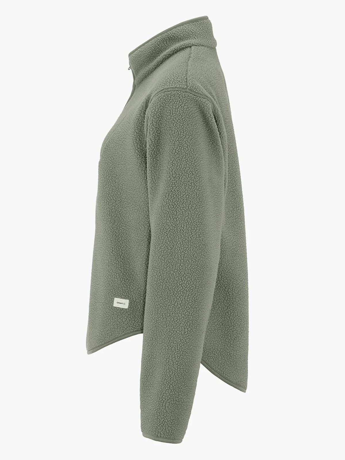 Craft Join Pile Fleece Half Zip Leaf